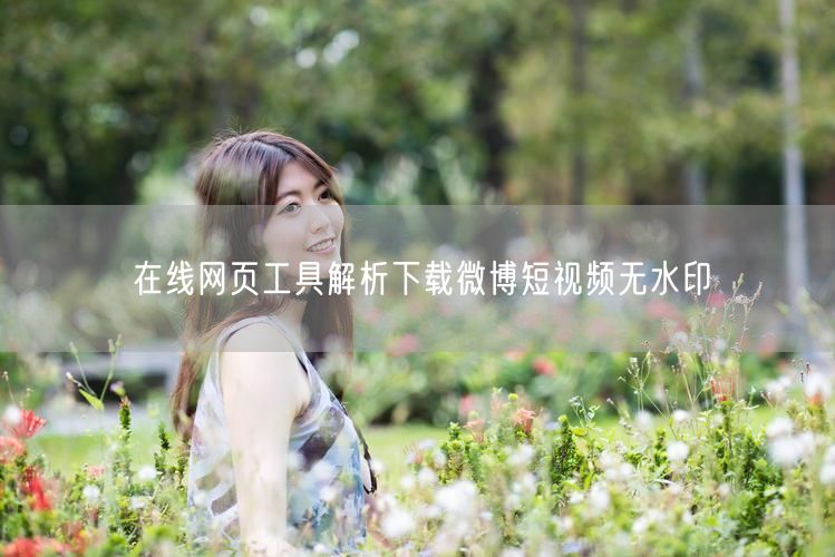 在线网页工具解析下载微博短视频无水印