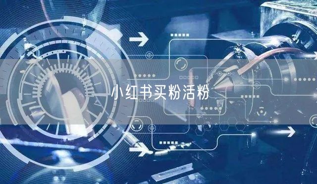 小红书买粉活粉