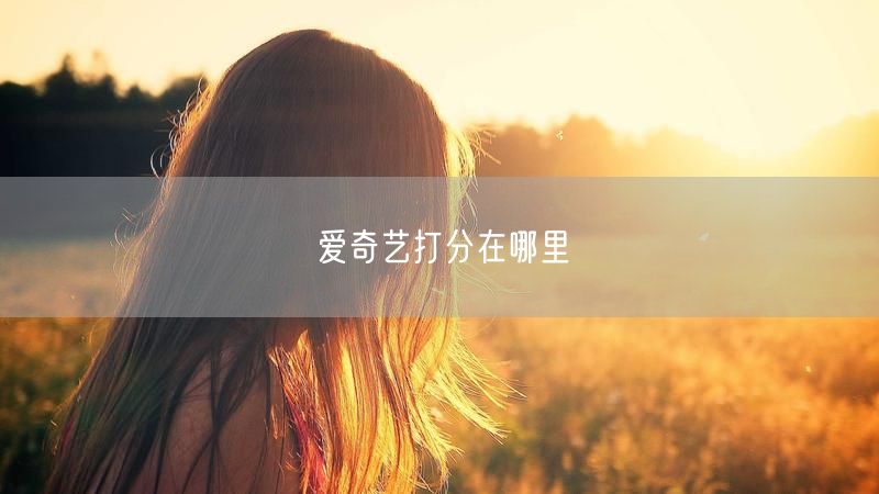 爱奇艺打分在哪里