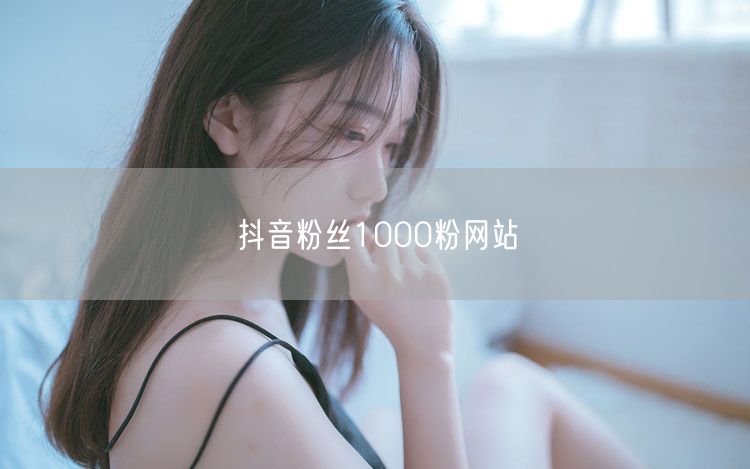 抖音粉丝1000粉网站