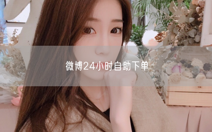 微博24小时自助下单