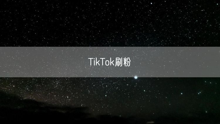 TikTok刷粉
