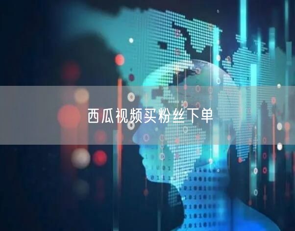 西瓜视频买粉丝下单