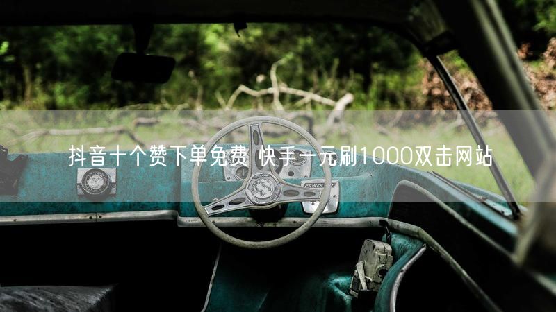 抖音十个赞下单免费 快手一元刷1000双击网站