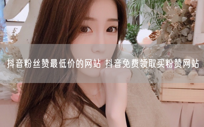 抖音粉丝赞最低价的网站 抖音免费领取买粉赞网站