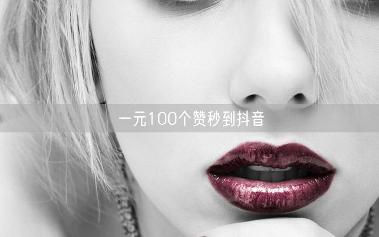 一元100个赞秒到抖音