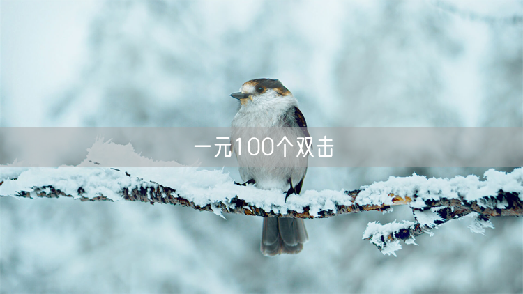 一元100个双击