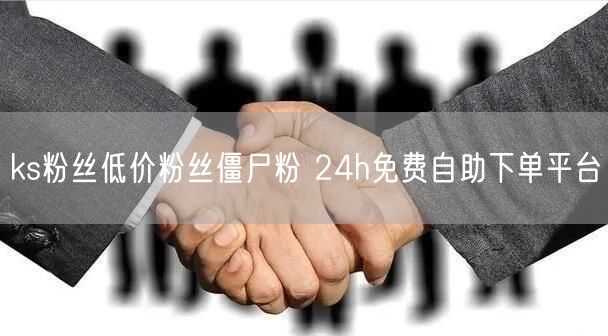 ks粉丝低价粉丝僵尸粉 24h免费自助下单平台