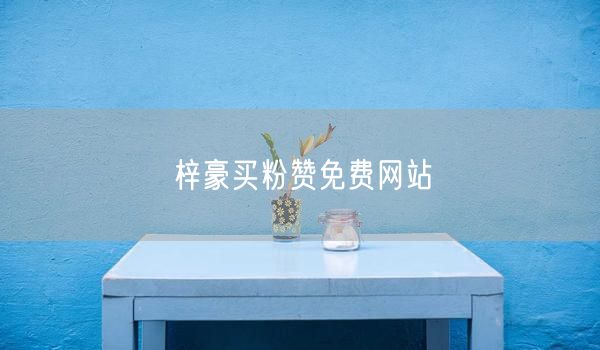 梓豪买粉赞免费网站