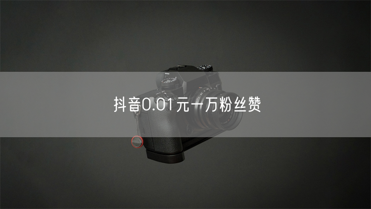 抖音0.01元一万粉丝赞