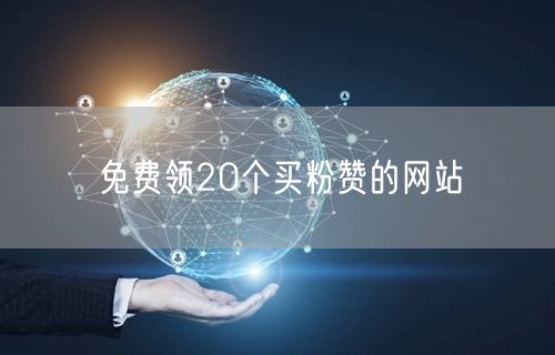 免费领20个买粉赞的网站