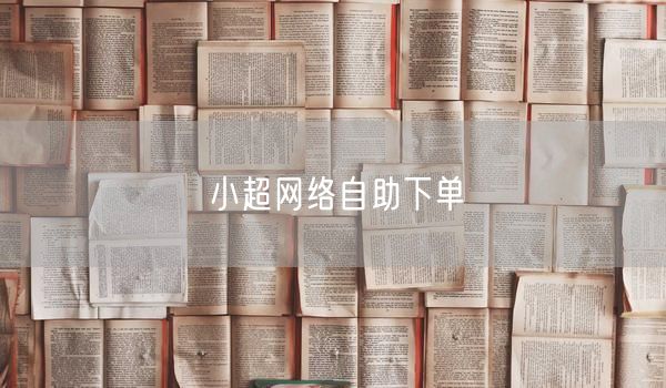 小超网络自助下单