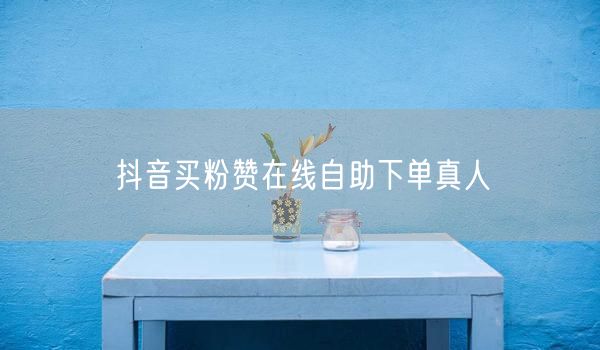 抖音买粉赞在线自助下单真人