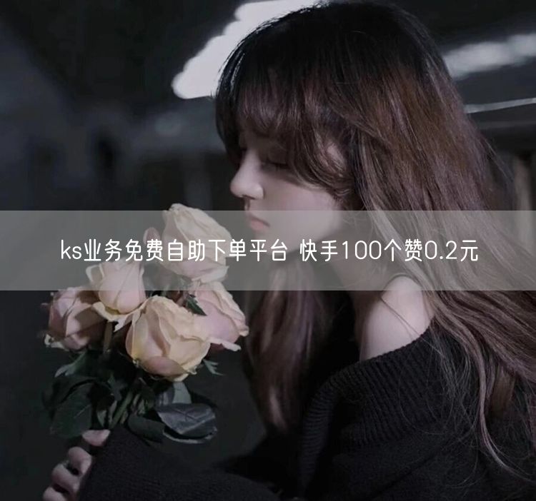 ks业务免费自助下单平台 快手100个赞0.2元