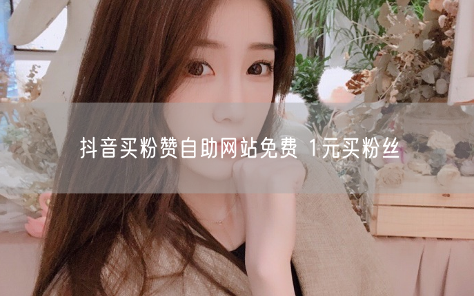 抖音买粉赞自助网站免费 1元买粉丝