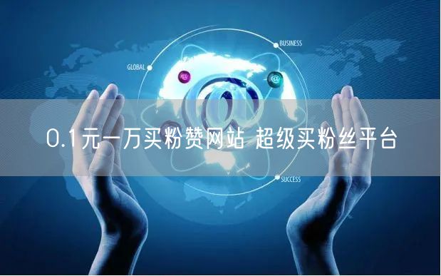 0.1元一万买粉赞网站 超级买粉丝平台