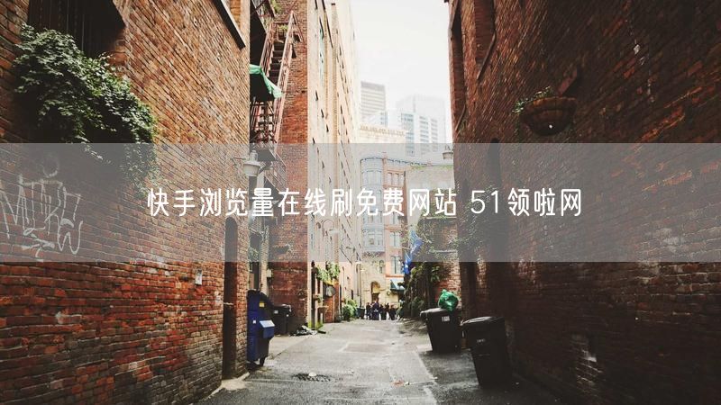快手浏览量在线刷免费网站 51领啦网