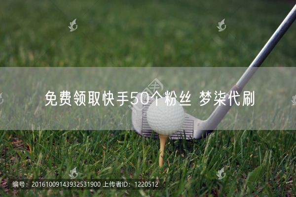 免费领取快手50个粉丝 梦柒代刷