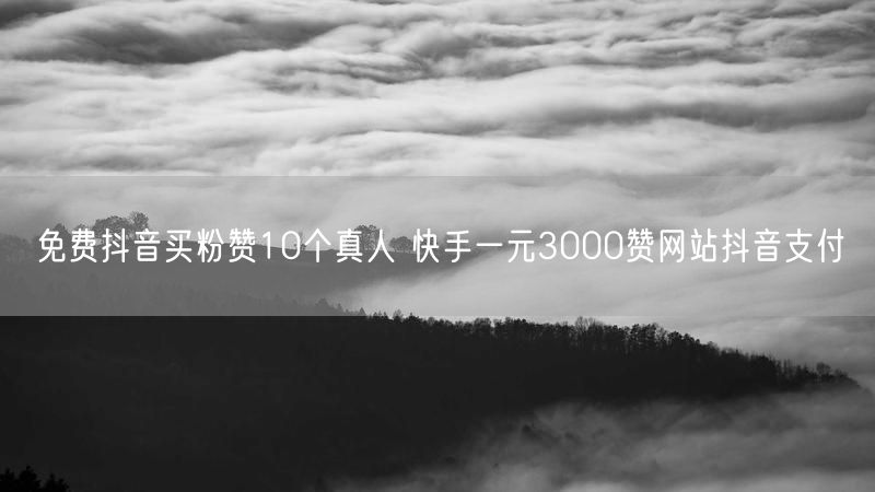 免费抖音买粉赞10个真人 快手一元3000赞网站抖音支付