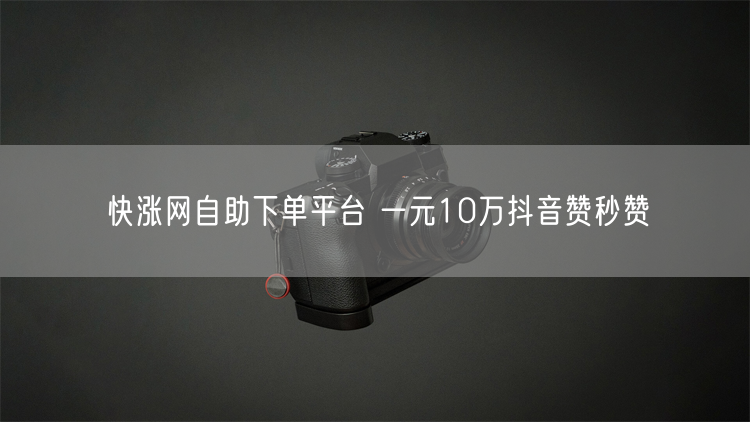 快涨网自助下单平台 一元10万抖音赞秒赞