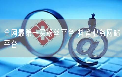 全网最第一买粉丝平台 抖音业务网站平台