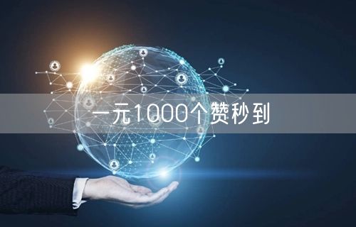 一元1000个赞秒到