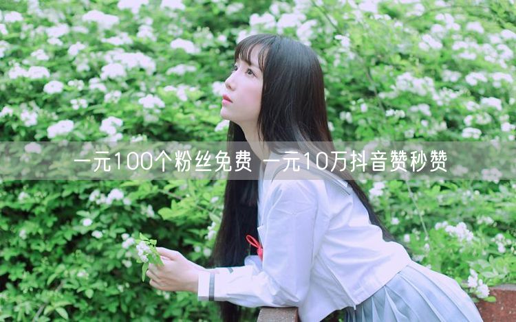 一元100个粉丝免费 一元10万抖音赞秒赞