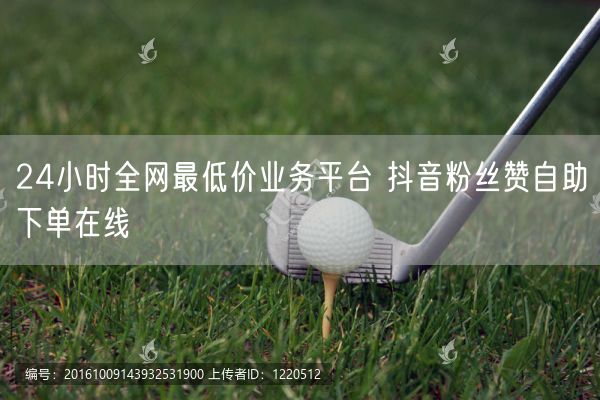 24小时全网最低价业务平台 抖音粉丝赞自助下单在线