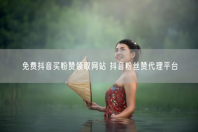 免费抖音买粉赞领取网站 抖音粉丝赞代理平台
