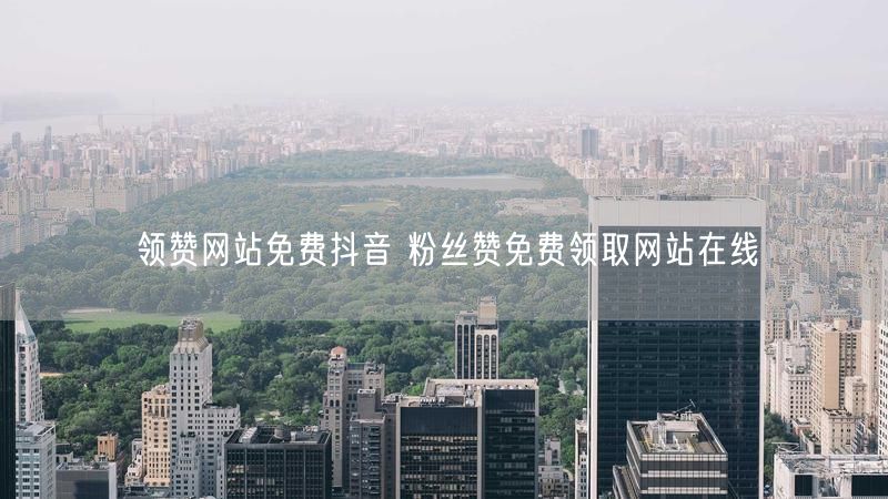 领赞网站免费抖音 粉丝赞免费领取网站在线